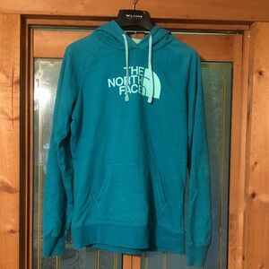 The North Face Women’s Teal Hoodie Large Hooded Sweatshirt